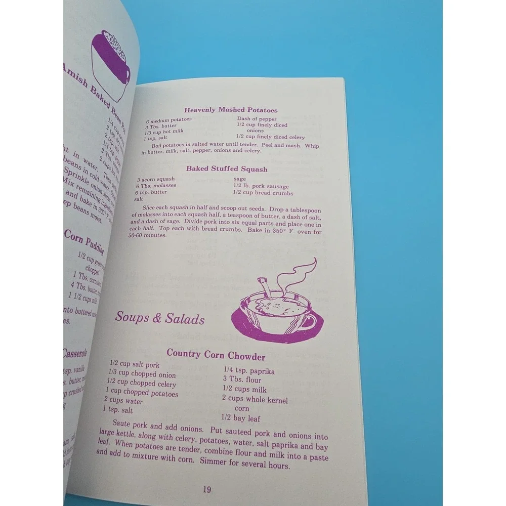 1980 Old Amish Recipes Cookbook By Bear Wallow Books Vintage